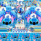 82 Stück Stitck Party Set, Lilol und Stitck Kindergeburtstag Luftballon, Stitck Geburtstagsdeko, Stitck Tortendeko, Bluey Tortendeko, Stitck Luftballon, Geburtstagsdeko Jungen Mädchen