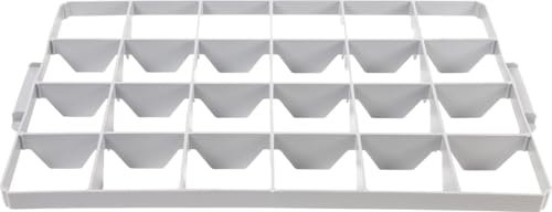 Surplus Systems Gläsereinsatz für Eurobox 60 x 40 cm 24 Fächer, 2-teilig Boxen, Körbchen & Kisten