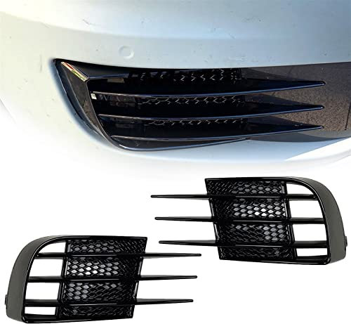 VIDOJI Kit De Cuerpo De Rejilla De Luz Antiniebla Embellecedora De Cubierta De Luz Antiniebla Delantera De Coche Para V&w Para Golf MK6 GTI GTD 2008 2009 2010 2011 2012 2013