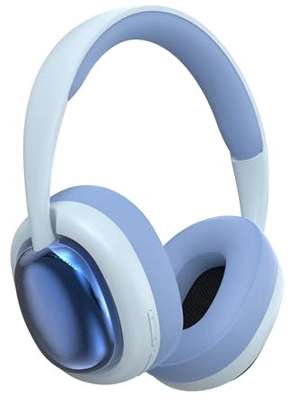 ND NEXT DESTINATION | Auriculares Inalambricos Bluetooth | Sonido Estéreo, Bajo Potente y Batería de Larga Duración | Cascos Inalambricos Bluetooth de Diadema Livianos | Audifonos | Azul