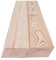 Rhombusleisten Fassadenverkleidung aus sibirischer Lärche, 27 x 70 mm, 2 m lang, 17° Winkel, Massivholzbretter für Garten, Zaun, Fassade (10, 200 cm)