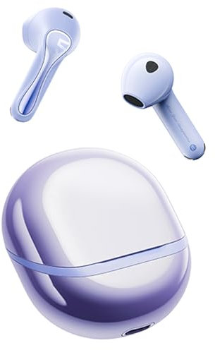 Auriculares inalámbricos Bluetooth V5.4, Air5 semi in-ear aptX audio sin pérdidas, auriculares Qualcomm Snapdragon Sound de alta resolución, chip QCC3091, controlador de 13 mm, tiempo de reproducción