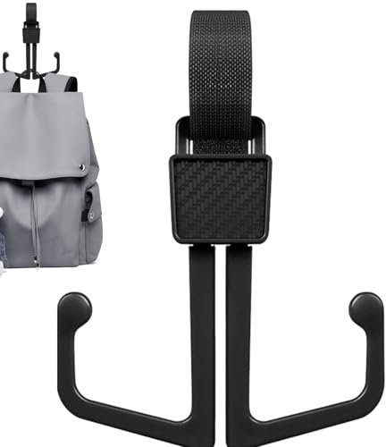 Gancio Per Manubrio Moto - Supporto Per Gancio Per Bici, Gancio Per Bagaglio Moto | Gancio Per Organizer Interno Per Auto Senza Perforazione, Gancio Per Organizzazione Di Utilità Girevole Per Berlina