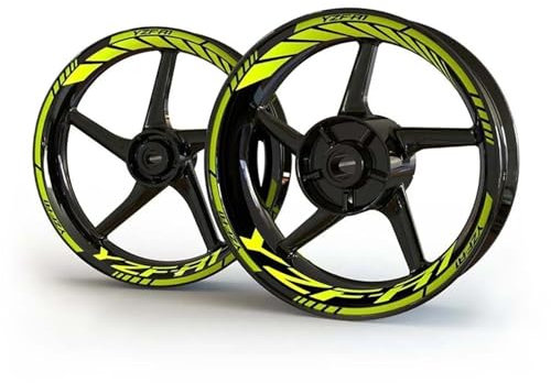 Felgenband Reflektierende Rad Aufkleber Motorrad Felge Streifen 17 Zoll Band Wasserdicht Aufkleber Zubehör Für Y&amaha YZF R1(Color13)