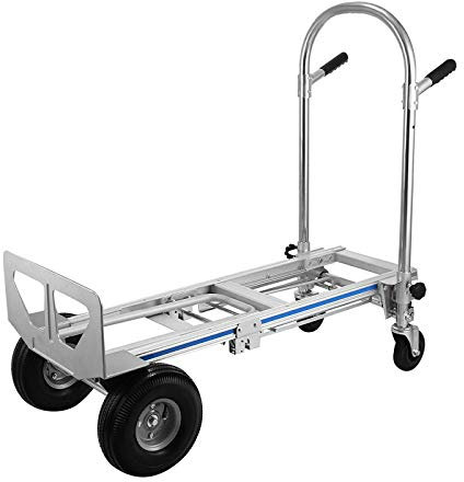 Générique Chariot Pliant 3 en 1 for Chariot à Main, Outils de brouette à 4 Roues, Chariot de Transport, Chariot de Plage, Chariot à Bagages, Chariot de 1000 LB