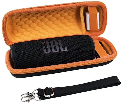 YIIWAY Hard Travel Case Compatible with JBL Flip 7 / Flip 6 Portable Bluetooth Speaker, Case Only - Black YC80020