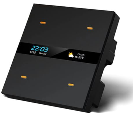 Fuhjythy Tuya Zigbee Smart Scene Switch Lighting Smart Control Scene Control Switch Panel Smart Socket Smart Switch 485 86 Box C