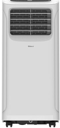 Shinco Mobiles Klimagerät,7000 BTU, 2,05kW, 3-in-1 Klimaanlage, Kühlen&Ventilieren&Entfeuchten, Mobile Klimaanlage mit Abluftschlauch, Schlafmodus, Raumgröße bis 54m³(18㎡), Schnell & Effizient (A)