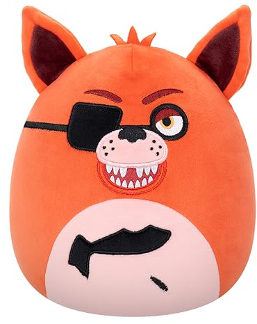 Squishmallows Original Five Nights at Freddy’s SQFN00021 Classic Foxy 20cm | offizielles Jazwares Plüsch, superweiches Kuscheltier