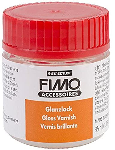 STAEDTLER FIMO 8704 Klarlack 1 Stück - Mischung für Keramik und Modellierung (Lacer, transparent, glänzend, 35 ml, 1 Stück)