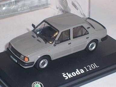 Abrex ?Koda 120l 120 L Grau Braun Gray Brown 143abs702rb 1/43 Modellauto Modell Auto