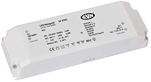 EVN SLK24050 A++ to A, Netzteil, Metall, 10 W, Integriert, grau, 35 x 35 x 25 cm