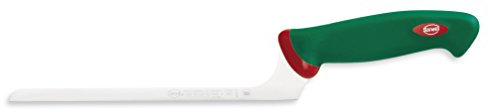 Sanelli Ligne Premana Professional,Couteau Fromage Affiné Cm.22,Acier Inoxydable,Vert et Rouge,35.5x3.0x7.0 cm