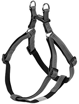Nobby Geschirr Soft Grip, dunkelgrau/schwarz Brust: 40/56 cm, B: 15 mm, 1 Stück