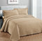 Fancy Collection Luxuriöse Tagesdecke, geprägt, einfarbig, 299,7 x 269,2 cm, King-Size-Bett