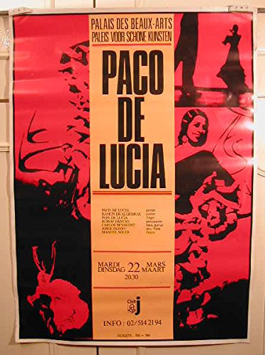 Poster Paco De Lucia, 61 x 86 cm