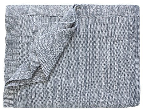 Marc O Polo Wohndecke/Plaid Melange Knit, 130 x 170 cm, Grey, Größe Plaids/Quilts:130x170 cm