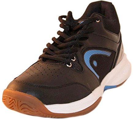 HEAD Men's Sonic 2000 MID Racquetball/Squash Indoor Court Shoes (Non-Marking) (Black/Blue & White/Blue Available)