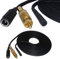 WATER PROOF OUTDOOR CCTV DVR AUDIO MICROPHONE ALL IN ONE 5 METRE CABLE WITH INLINE RCA PHONO & 2.1mm DC POWER CONNECTOR