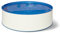 POOL Total Stahlwand Rundbecken Ø 4,00 m x 0,90 m Schraubenfreie Montage Folie blau 0,8 mm Gartenpool aufgestellt eingelassen versenkt Swimmingpool Schwimmbecken Becken Rundpool Pool