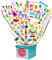 THE TWIDDLERS 100 Lucky Dip Kindergeburtstag Spielzeugset für Mädchen & Jungen - Tombola, Mitgebsel, Mitbringsel, Gastgeschenke, Piñata Füllung, Halloween, Adventskalender