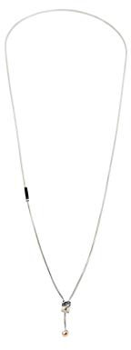 Esprit ESNL00422280 Damen Collier Edelstahl Bicolor Rose weiß Zirkonia 80 cm