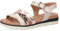 Caprice Damen Kenzo Riemchensandalen, Beige (Beige Leo Comb 427)