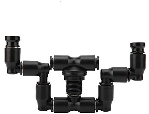 Reptilien Terrarium Sprühdüse,Doppelkopf-Nebelnebelsprinkler Jedes Gelenk Kann um 360° Gekühlt Werden Kühlsystem für ökologische Regenwaldtanks Aquarium Landschaft Box Atmosphäre Gebäude