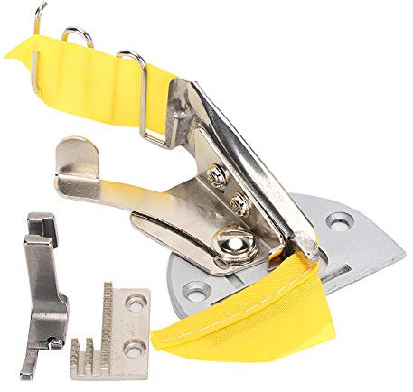 Pssopp Double Fold Angle Binder Nähmaschine Binding Attachment Folder Lockstitch Industrienähmaschine Fußzubehör(30mm)