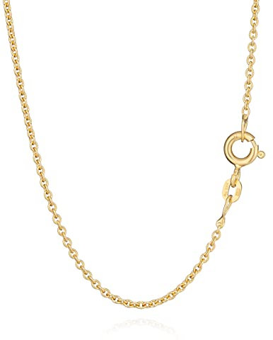 NKlaus Ankerkette 585 Gelbgold 14 Karat, Halskette, 1,5mm, 42cm