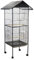Kavolet Vogelkäfig Vogelvoliere Metall mit Tür und Rollen Vogelhaus für Nymphensittiche, Papageien Ara Nymphensittich Nest Supplies 52 x 52 x159 cm