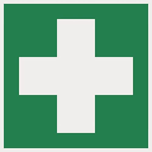 U24 Aufkleber Erste Hilfe Arzt E003 20 x 20 Autoaufkleber Sticker Konturschnitt