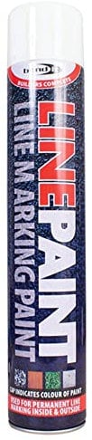 BC Profiles Bond It Line Paint | Solvent Based, Quick Dry & Semi - Permanent Spray, Suitable for Spot Marking for Contractors on Roads, Car Parks, Tennis Court and School - 750ml - White