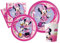 Ciao-Kit Mesa Fiesta Party Disney Minnie Junior 8 personas (44 pzas: platos, vasos, servilletas) Vajilla, sólido, color rosa, (AZ003)