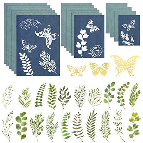 Mwoot 16 Stück Cyanotypie Papier Kit, A4 A5 A6 Sonne Drucken Papier für Kinder Erwachsene Anfänger, Cyanotype Paper mit Cyanotypie Materialien für Kunsthandwerk DIY Projekte und Wandkunst Dekoration
