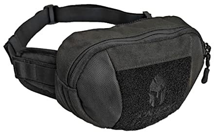 Spartan Tactical Bauchtasche Small, Hüfttasche, Schwarz, Small, Bauchtasche