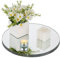 NUPTIO Espejo Bandeja Plato para Velas: 30cm Bandeja Grande Redonda Espejada 6 Piezas Bandejas Redondas Decorativas Portavelas Pilar Boda Centros de Mesa Baby Shower Aniversario Decoración Mesa 2mm