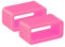 Taffstyle 2 Stück Uhren Armband Schlaufen Ersatzschlaufen Ersatz Ring Uhrenarmbänder Silikon Silikonuhr Armbanduhr Sport Uhr Farbige Sportuhr Set Pink Kinder 14mm