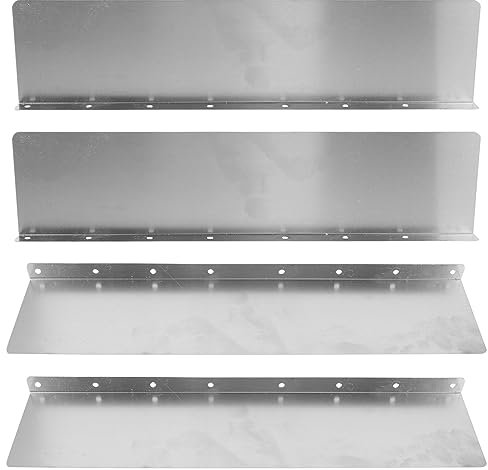 DOITOOL 4stücke Regenabweiser Für Dächer Dachschindeln Spritzschutz Aus Fallrohr-schutz Dachrinnen-abwehr Haus-dachschutz Regenrinne-abdeckung Metalldach-regenschutz Regenabweiser Für