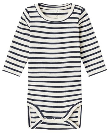 NAME IT Unisex Baby Nbnbani Ls Body Noos Langarmbody (1er Pack)