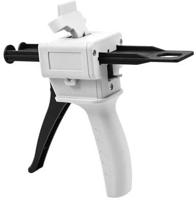 50 ml Epoxid klebepistole Griff Klebstoff gemischt, Dosierpistole zum Mischen von 1:1/2:1 AB-Kleber, für Epoxidkartusche, AB-Kunststofftube, Klebepistolen