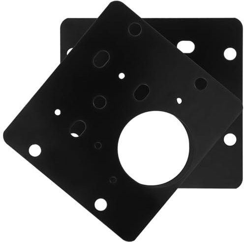 OSALADI 2pcs Cabinet Door Hinge Repair Plate Stainless Steel Cupboard Repair Plate Easy Install