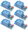 GTIWUNG 6 Piezas Módulo de Relé de 1 Canal 12V con Aislamiento Optoacoplador Relé de relé de expansión Alta y Baja, 12V 1-Canal Modulo Relay Disparador de Nivel Bajo para PIC AVR DSP ARM MCU
