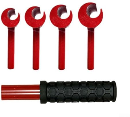 Adjustable Gap Width Wrench Set, Hinge Gap Adjustment Wrench Set, Multi-Size 0.55/0.71/0.91/0.98 Inches Precision Tool Kit For Door Cabinet