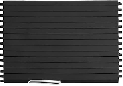 Hermosiey RüCken Teil Mittel Konsole Jalousie Innen Rollo Blind für X5 X6 E70 E71 E72 GeträNke Wasser Halter Abdeckung Leiste Trim