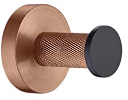 Ensemble de matériel de salle de bain or rose noir avec porte-serviettes, porte-papier toilette, porte-savon, brosse de toilette, crochet pour peignoir, kit d'accessoires de salle de bain moderne