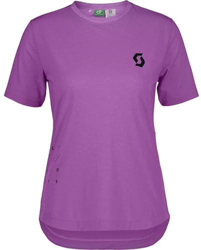 Scott Trail Vertic DRI Damen DH Fahrrad Trikot kurz Liquid lila 2025: Größe: XL (44/46)