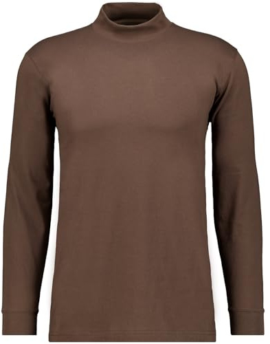 RAGMAN Herren Stehkragenshirt Langarm