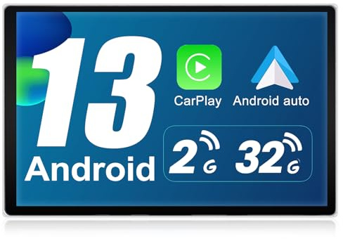 Junsun Android Radio für FIAT Ducato/Peugeot Boxer/Citroen Jumper 2006-2023 | 2GB+32GB unterstützt 4G-SIM-Karten, mit 13.1 Zoll Touchscreen, CarPlay, Android Auto, Bluetooth, Navigtion, SWC, FM AM Radio