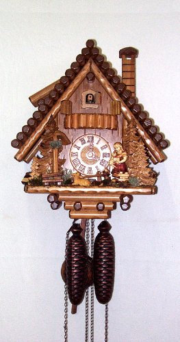 August Schwer Kuckucksuhr Ferndobel, Schafsmagd